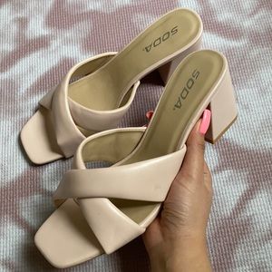 Soda Sandal heels